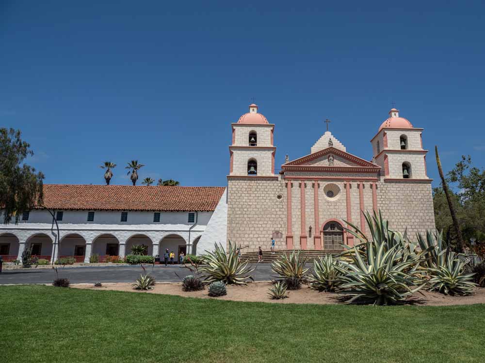 Santa Barbara Mission in California