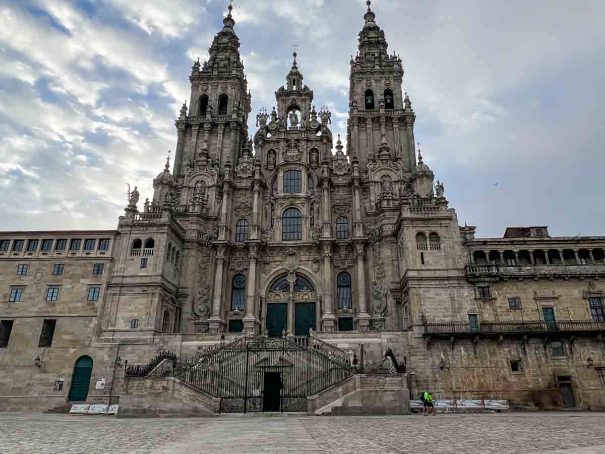 Santiago de Compostela cathedral in the early morning