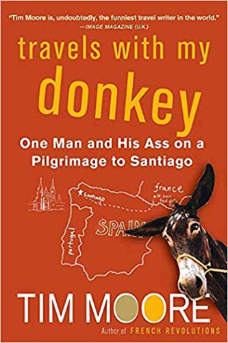 Travels with My Donkey book cover.