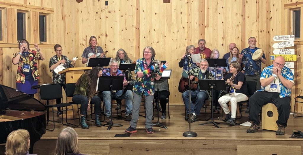 Merry Band of Pilgrims at the 2023 Gathering at Lake Tahoe, NV.