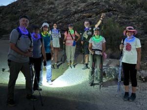 Valley of the Sun Full Moon Hike Autumn 2024 La Concha.