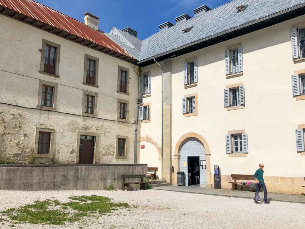 Roncesvalles albergue front.