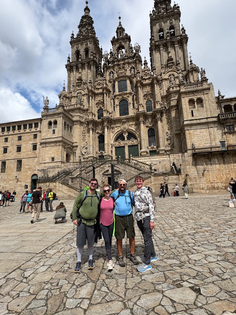 four of us before Cathedral james sladack summer 2025 la concha