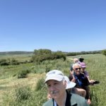 Walking a stretch of the Camino in Ages, 2025.