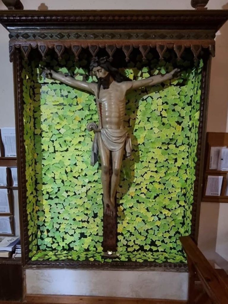 Crucifix in Zabaldika mark autumn 2025 la concha