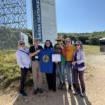 Thanking our guide at Atapurca, 2025.Unveiling a pl