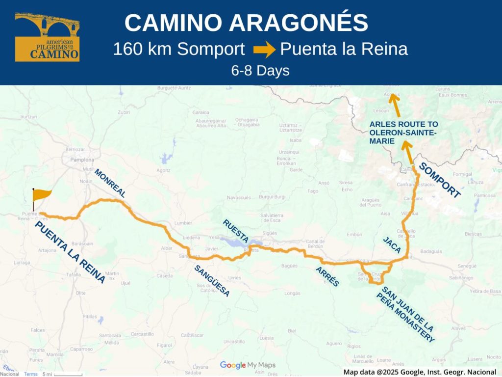 Camino Argones map feature