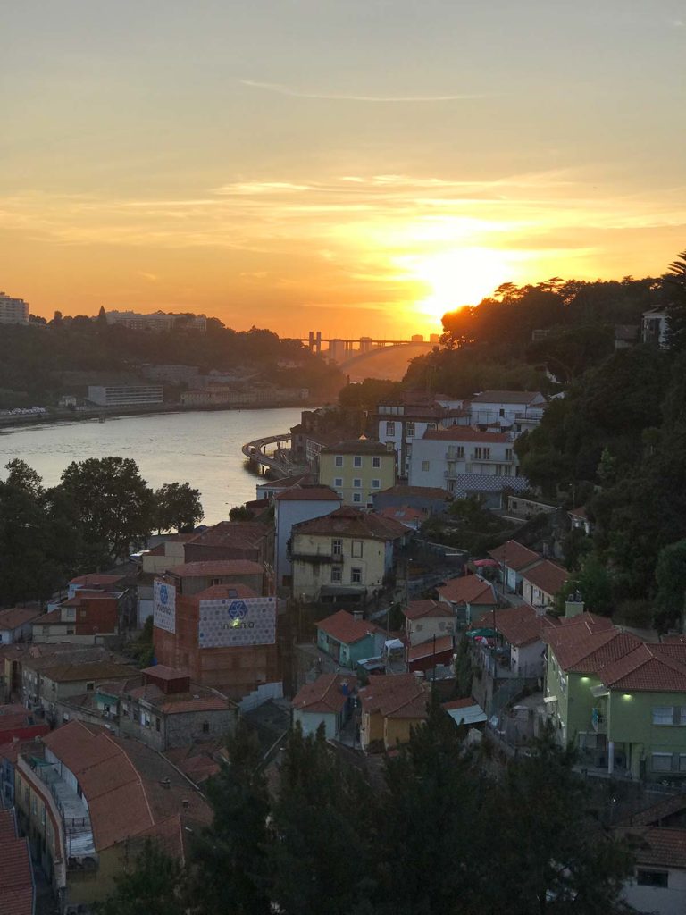 portguese sunset porto amy horton