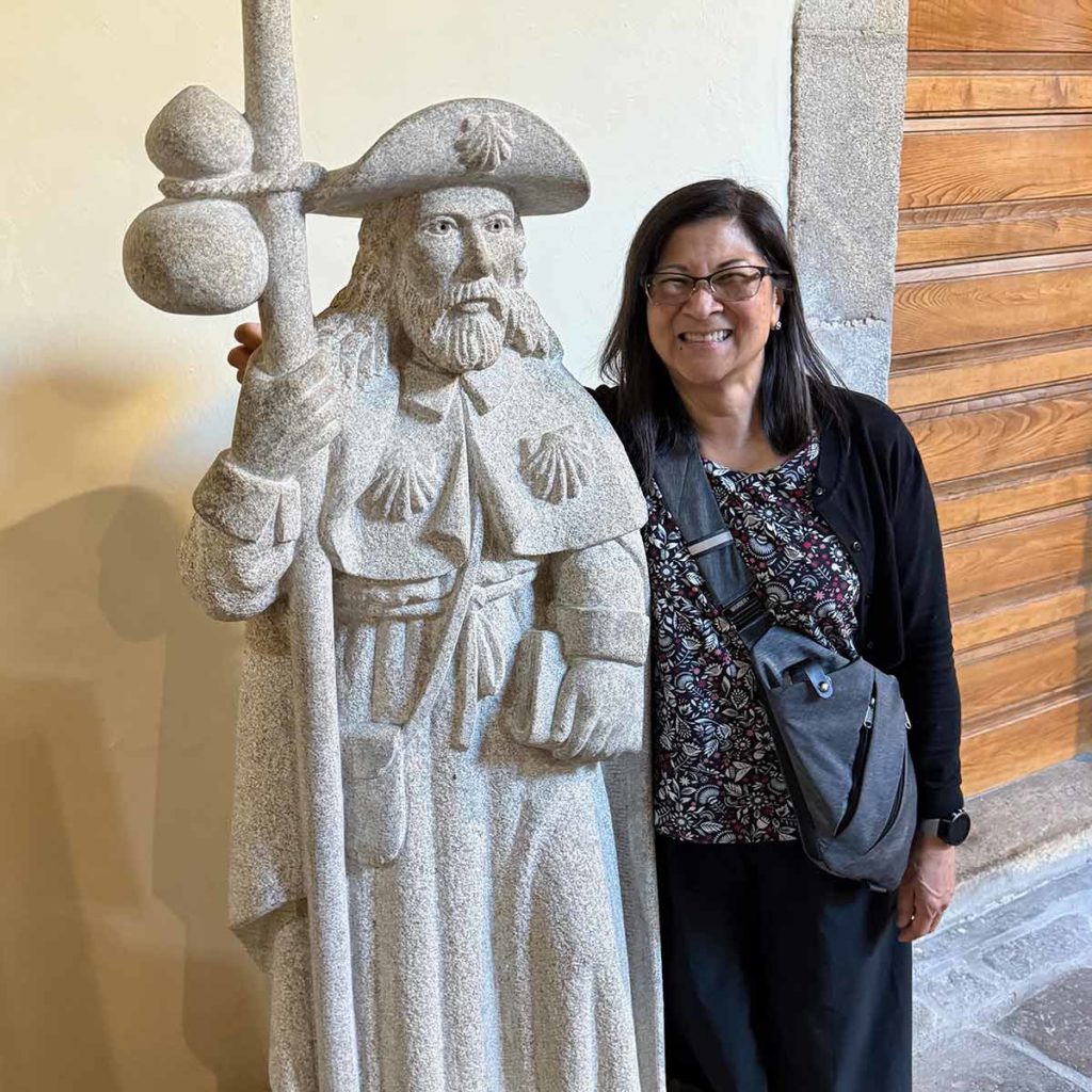 rachel ganzon chair st james statue