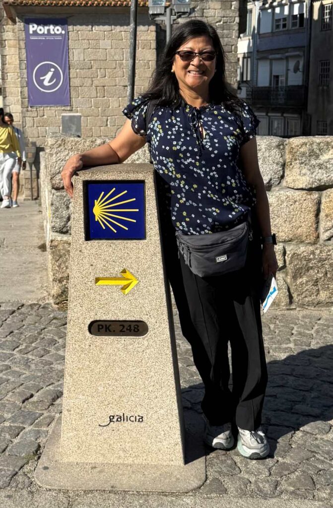 Rachel Granzon camino marker