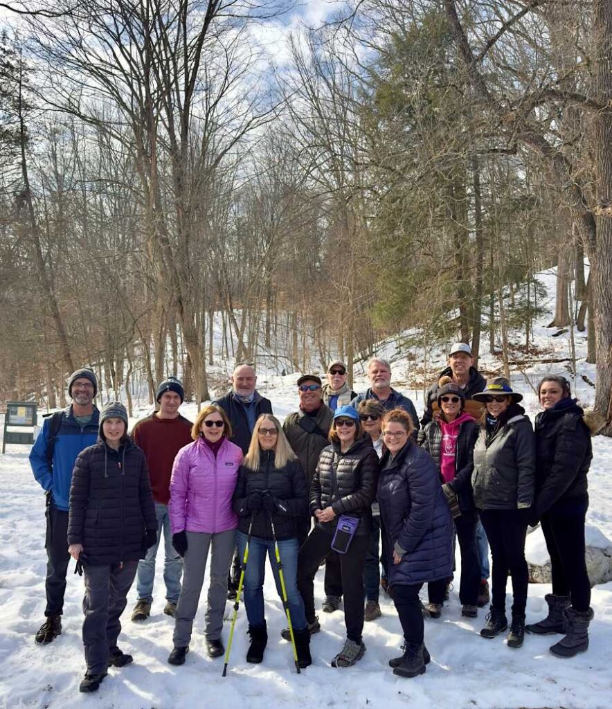 Western Michigan valentines day cascade peace park